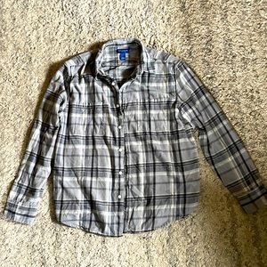 Arizona Grey Plaid Button up